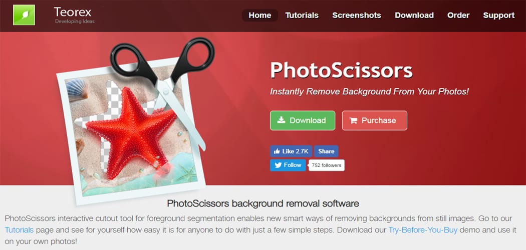 PhotoScissors 9.1 for mac instal