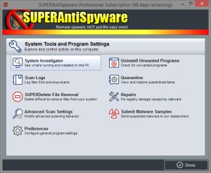 SUPERAntiSpyware Pro 10.0.2466 Crack + Tải xuống số giấy phép